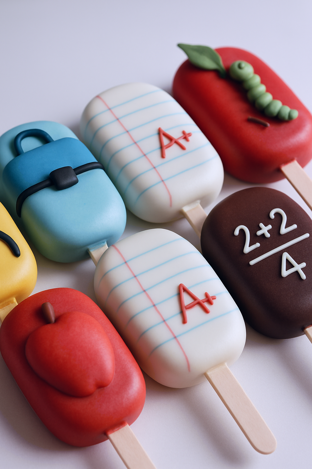Back-to-School Cakesicles | Chocolate-Dipped Handcrafted Desserts