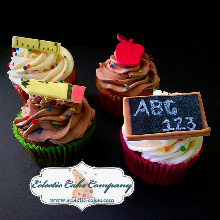 Back-to-School Cupcakes | Eclectic Cakes