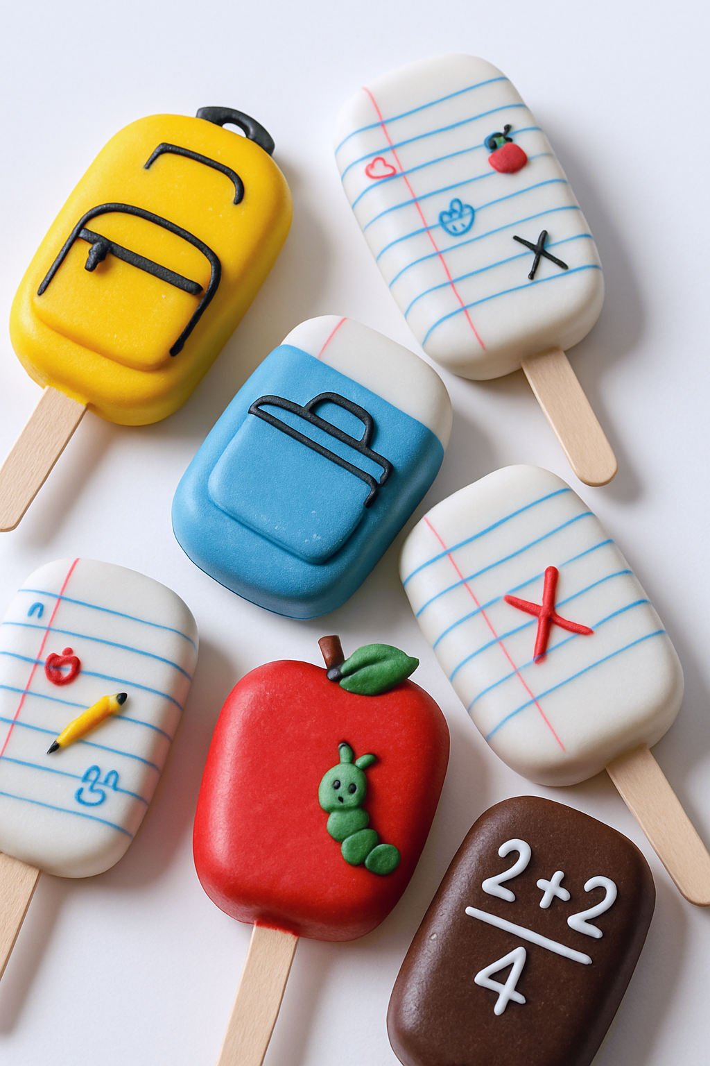 Back-to-School Cakesicles | Chocolate-Dipped Handcrafted Desserts