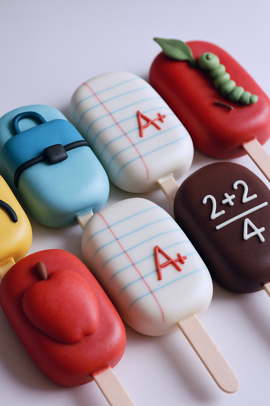 Back-to-School Cakesicles | Chocolate-Dipped Handcrafted Desserts