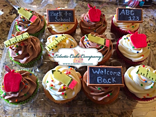 Back-to-School Cupcakes | Eclectic Cakes