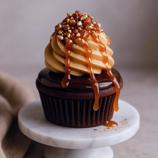 Chocolate Turtle Cupcakes | Eclectic Cakes